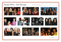 Guess Who - Girl Groups Guess Who - Girl Groups